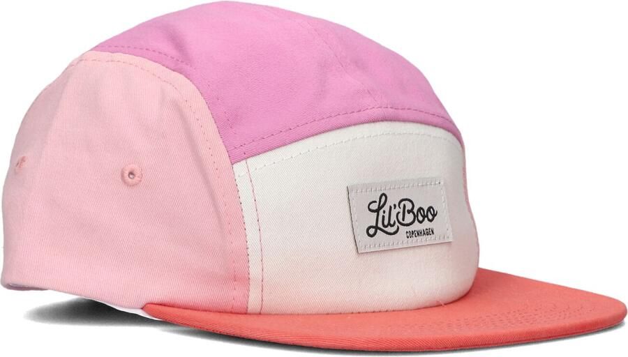 LIL'BOO Meisjes Petten Block Sweet Magenta Koraal XL - Foto 3