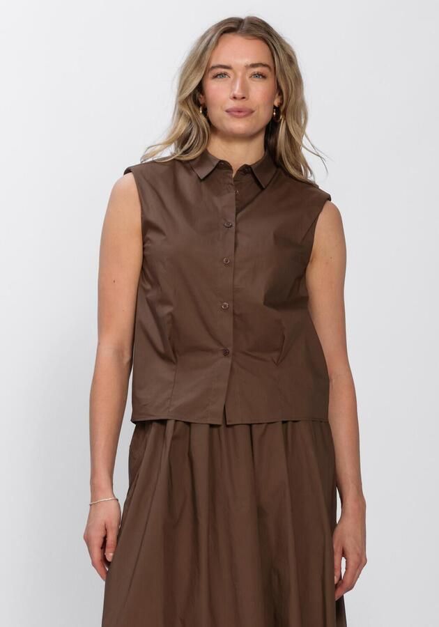 LINA LOCCHI Dames Blouses Ll-adelina Bruin