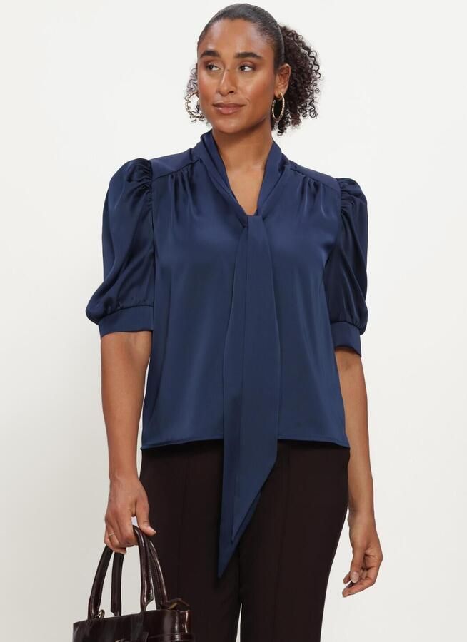 LINA LOCCHI Dames Blouses Ll-belia Donkerblauw