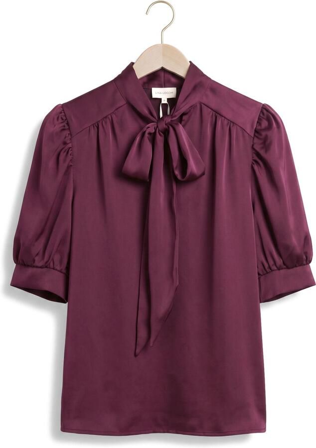LINA LOCCHI Dames Blouses Ll-belia Plum - Foto 2