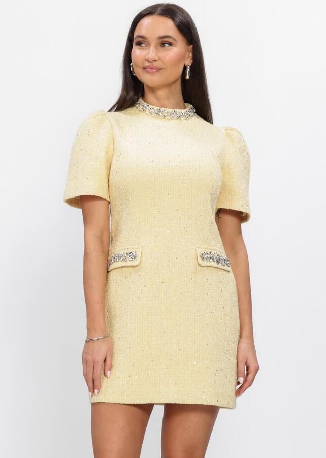 LINA LOCCHI Dames Jurken Ll-agnese Butter Yellow