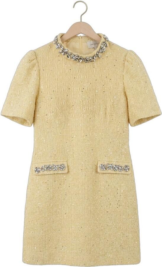 LINA LOCCHI Dames Jurken Ll-agnese Butter Yellow - Foto 4