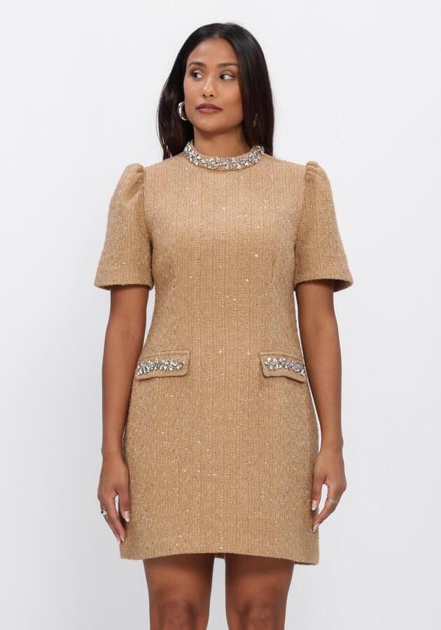 LINA LOCCHI Dames Jurken Ll-agnese Camel