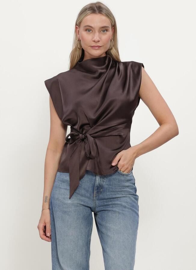 LINA LOCCHI Dames Tops & T-shirts Ll-barbara Bruin