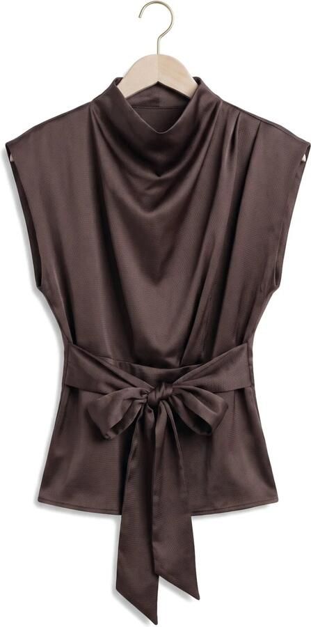 LINA LOCCHI Dames Tops & T-shirts Ll-barbara Bruin - Foto 4