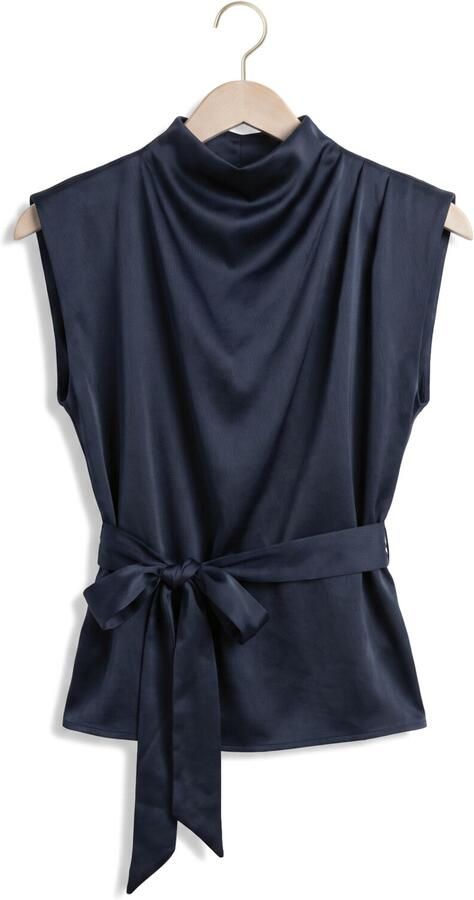 LINA LOCCHI Dames Tops & T-shirts Ll-barbara Donkerblauw - Foto 4