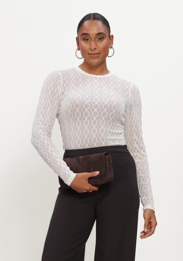 LINA LOCCHI Dames Tops & T-shirts Ll-belén Wit