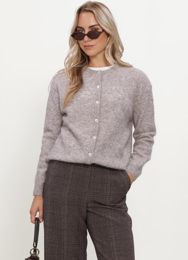 LINA LOCCHI Dames Truien & Vesten Ll-berber Taupe