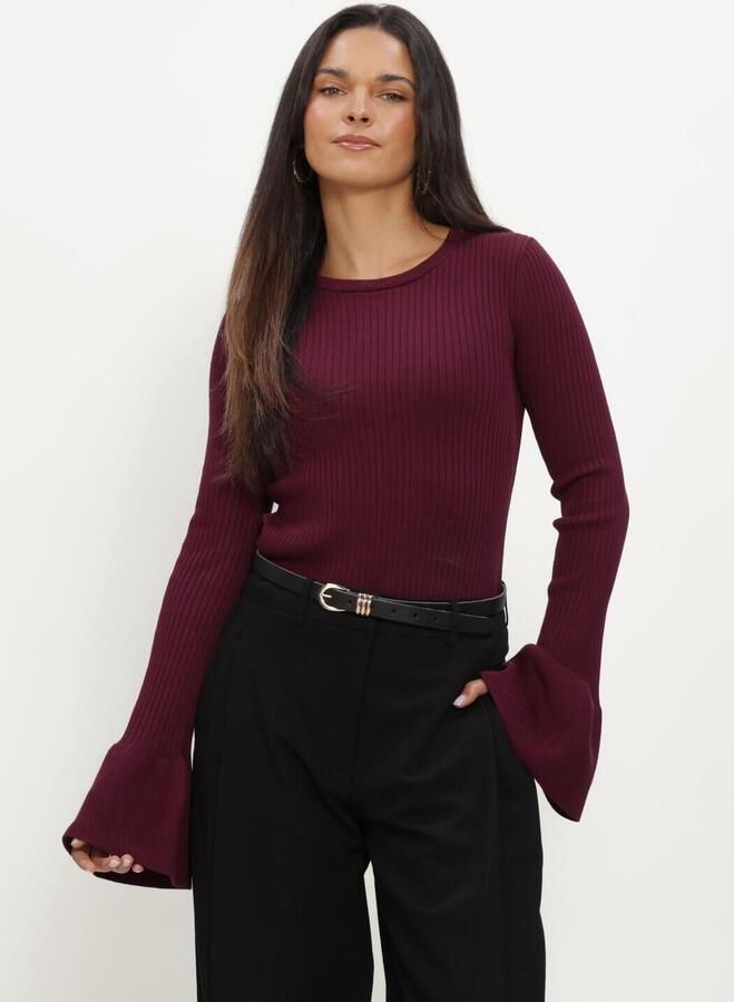 LINA LOCCHI Dames Truien & Vesten Ll-bine Bordeaux