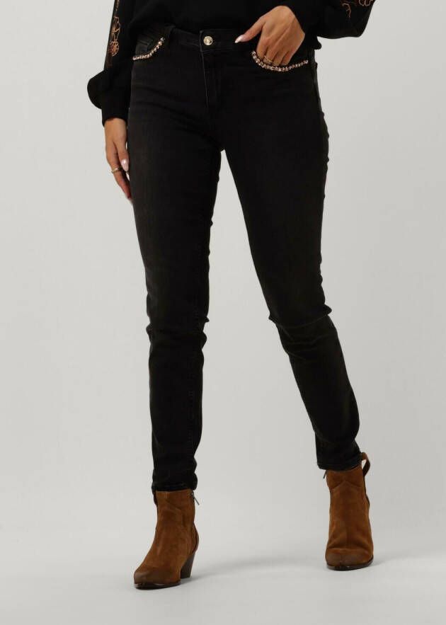 Liu Jo Trendy high-waisted Bottom Up jeans Black Dames
