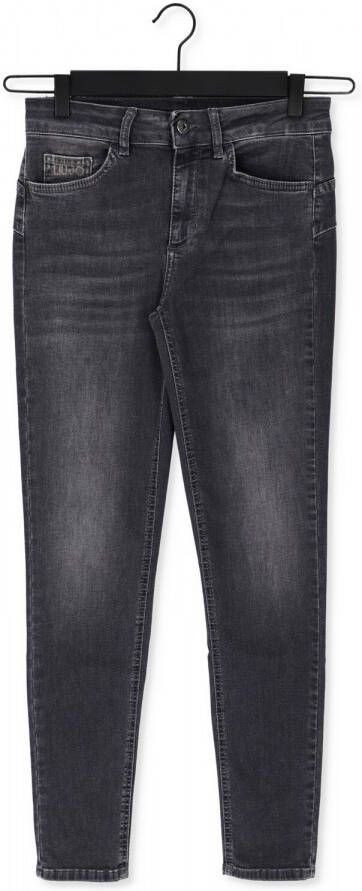 Liu Jo Donkergrijze Skinny Jeans Ecs B.up Divine H.w.