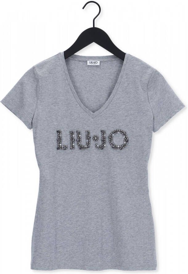 Liu Jo Grijze T shirt T shirt Moda M c