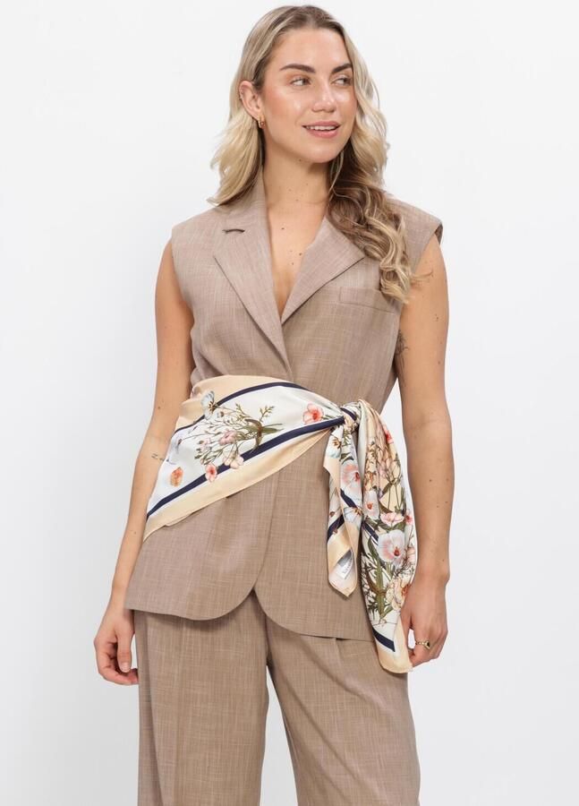 LIU JO Dames Blazers Gilet Ts Navetta Beige