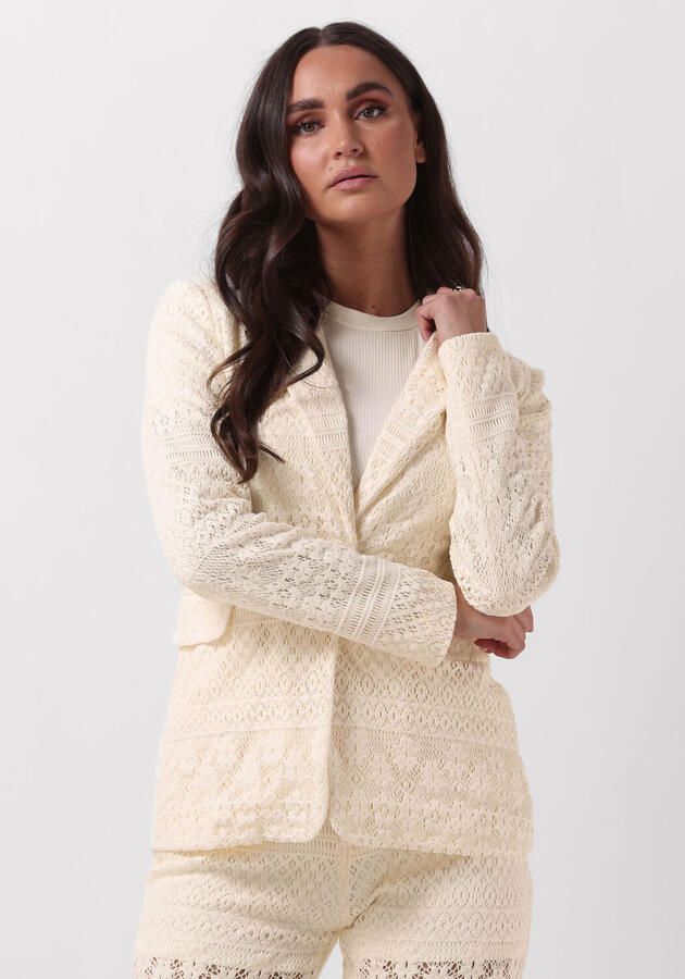 LIU JO Dames Blazers Pizzo Macrame Tp Jacket Creme - Foto 4