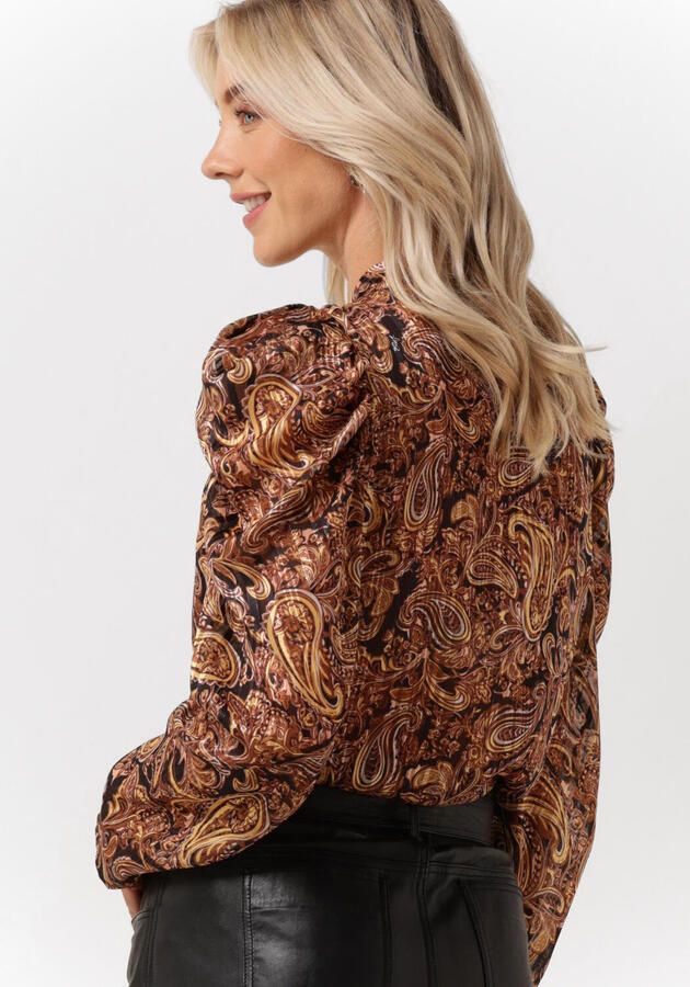 LIU JO Dames Blouses Tunica Ts Nav Lurex Bruin