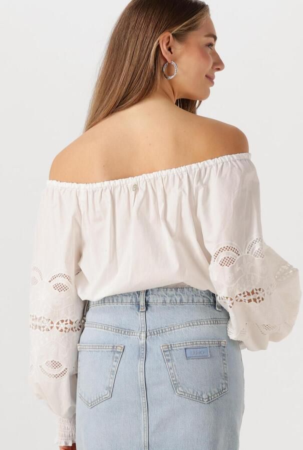 LIU JO Dames Blouses Tunica Ts Nav Wit - Foto 3