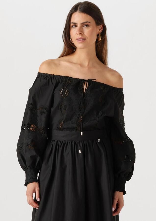 LIU JO Dames Blouses Tunica Ts Nav Zwart - Foto 4