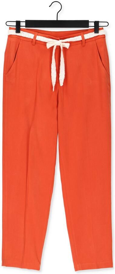 LIU JO Dames Broeken Ecs Pant. Chain H.w. Oranje