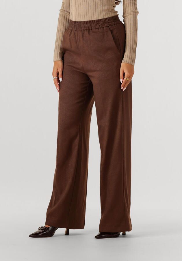 LIU JO Dames Broeken Pant Elastic Flare Bruin - Foto 4