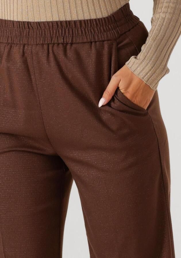 LIU JO Dames Broeken Pant Elastic Flare Bruin - Foto 2