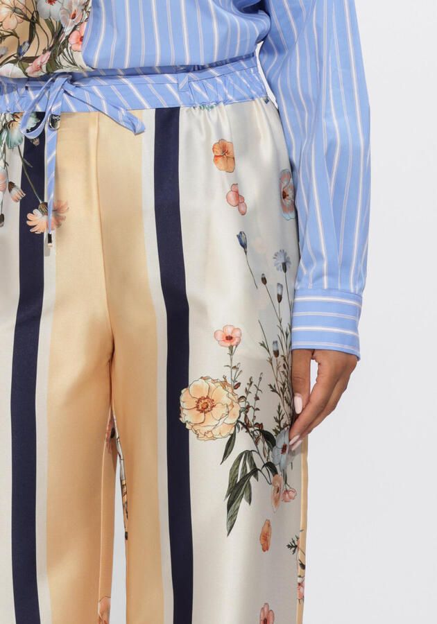 Liu Jo White Wide fit stoffen broek van satijn - Foto 3