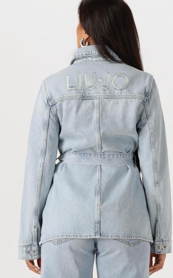 LIU JO Dames Jassen Giubbino Denim Loud Lichtblauw - Foto 2