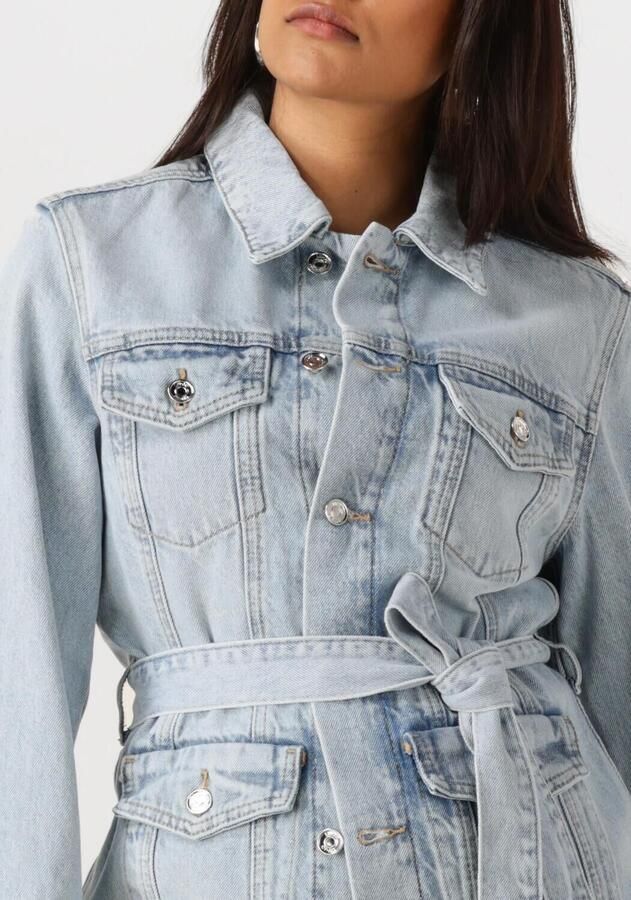 LIU JO Dames Jassen Giubbino Denim Loud Lichtblauw