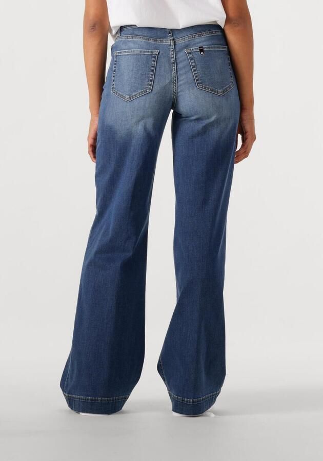 LIU JO Dames Jeans Ecs Autentic Flare R.w. Blauw