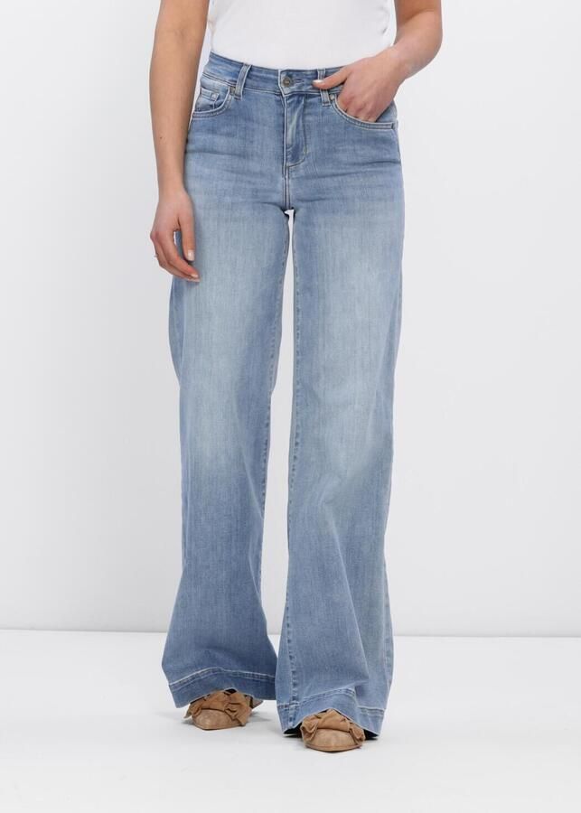LIU JO Dames Jeans Ecs Authentic Flare Lichtblauw