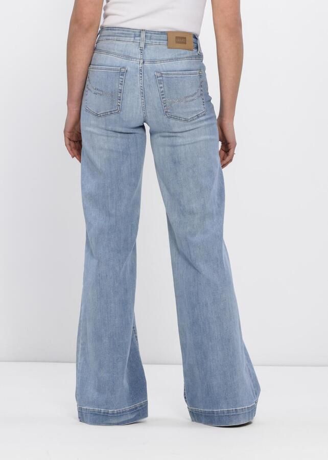 LIU JO Dames Jeans Ecs Authentic Flare Lichtblauw - Foto 2