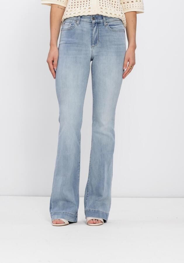 LIU JO Dames Jeans Ecs Pant Authentic Beat Lichtblauw