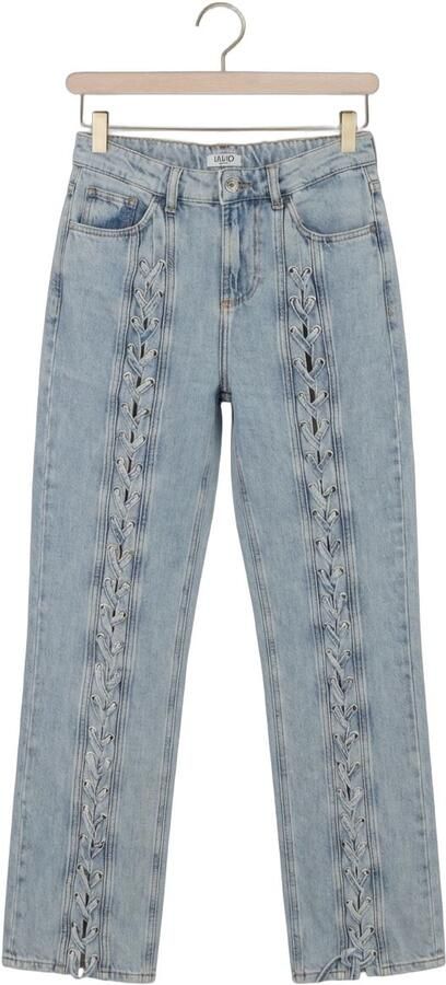 LIU JO Dames Jeans Ecs Pant Flare Occhielli Lichtblauw - Foto 3