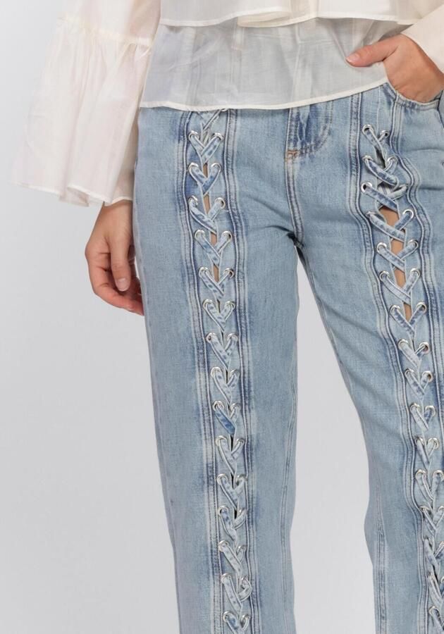 LIU JO Dames Jeans Ecs Pant Flare Occhielli Lichtblauw - Foto 2