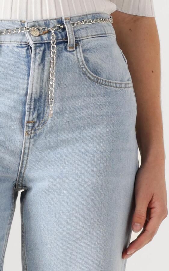 LIU JO Dames Jeans Pant.straight Color H.w. Lichtblauw - Foto 2