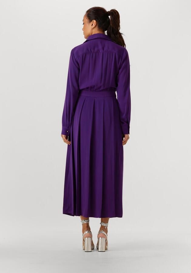 LIU JO Dames Jurken Abito Camicia Con Cinta Paars