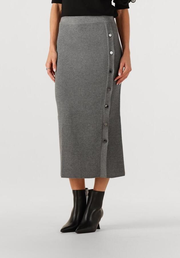 LIU JO Dames Rokken Ecs Gonna Maglia Lunga Grijs - Foto 4