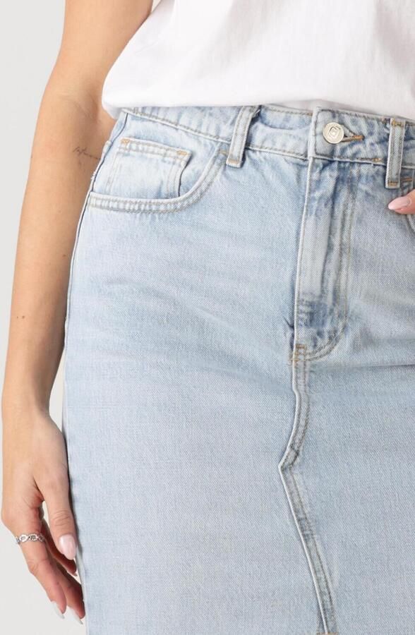 LIU JO Dames Rokken Gonna Lunga Straight Lichtblauw - Foto 2