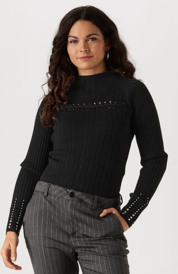 LIU JO Dames Tops & T-shirts Ecs Maglia Chiusa S m Zwart - Foto 4