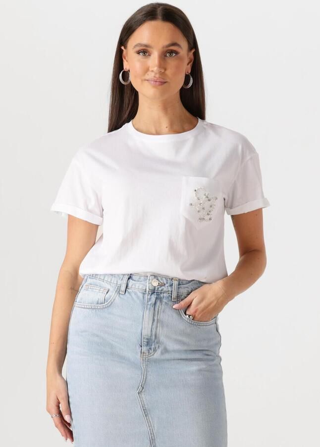 LIU JO Dames Tops & T-shirts Ecs T-shirt Moda M c Wit - Foto 4