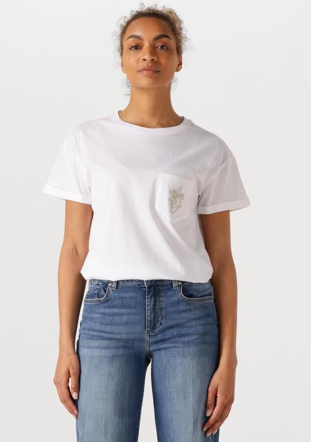 LIU JO Dames Tops & T-shirts Ecs T-shirt Moda M c Wit - Foto 4