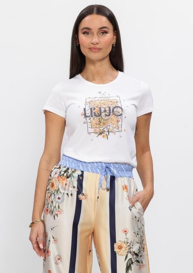 LIU JO Dames Tops & T-shirts Ecs T-shirt Moda M c Wit