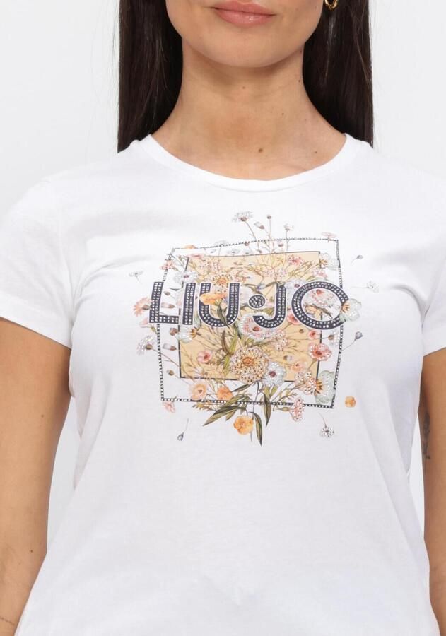 LIU JO Dames Tops & T-shirts Ecs T-shirt Moda M c Wit - Foto 3