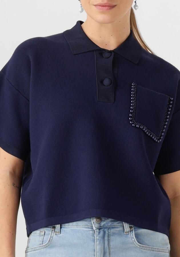 LIU JO Dames Tops & T-shirts Maglia Chiusa M l Donkerblauw - Foto 2