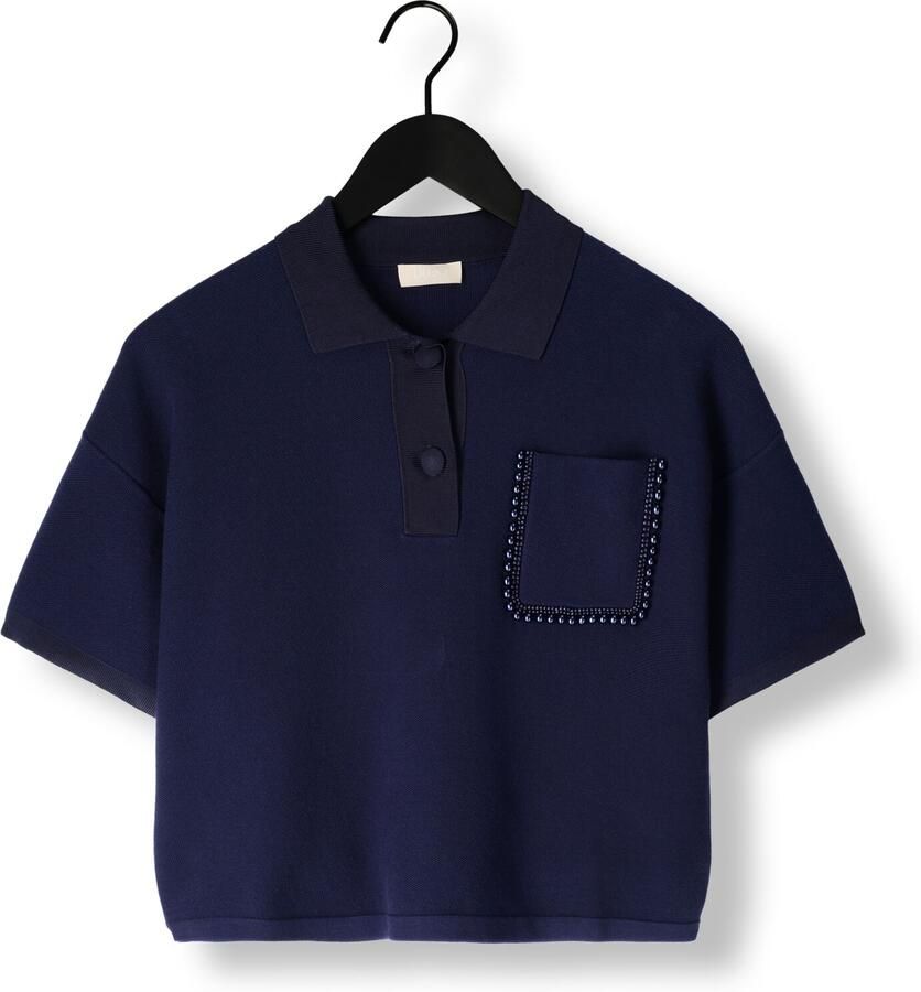 LIU JO Dames Tops & T-shirts Maglia Chiusa M l Donkerblauw