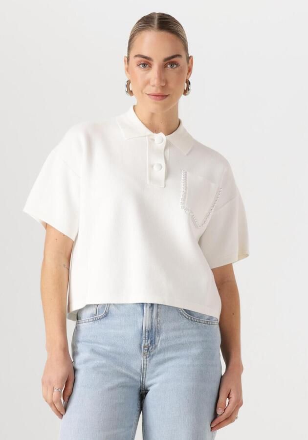 LIU JO Dames Tops & T-shirts Maglia Chiusa M l Wit - Foto 4