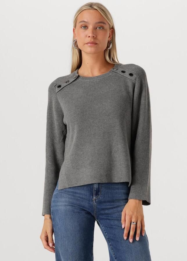 LIU JO Dames Truien & Vesten Ecs Maglia Chiusa Grijs - Foto 4