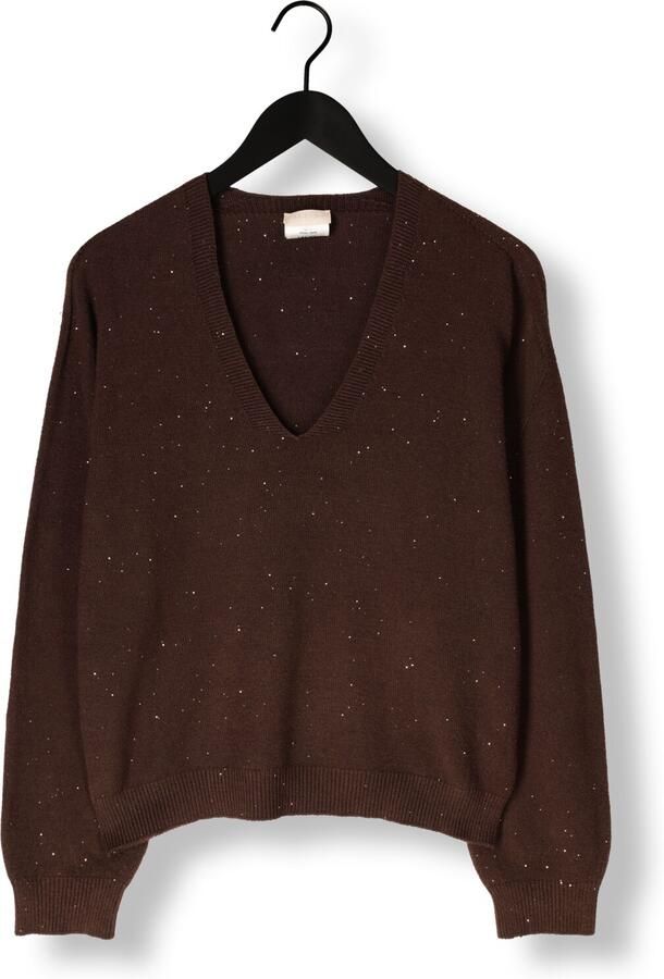 LIU JO Dames Truien & Vesten Maglia Chiusa Bruin - Foto 3