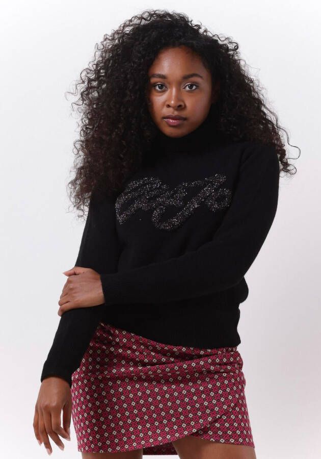 Liu Jo Zwarte Coltrui Maglia Chiusa M l Lj Logo Glam