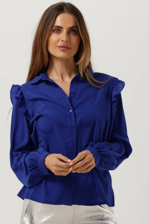 LOLLYS LAUNDRY Dames Blouses Alexis Shirt Blauw