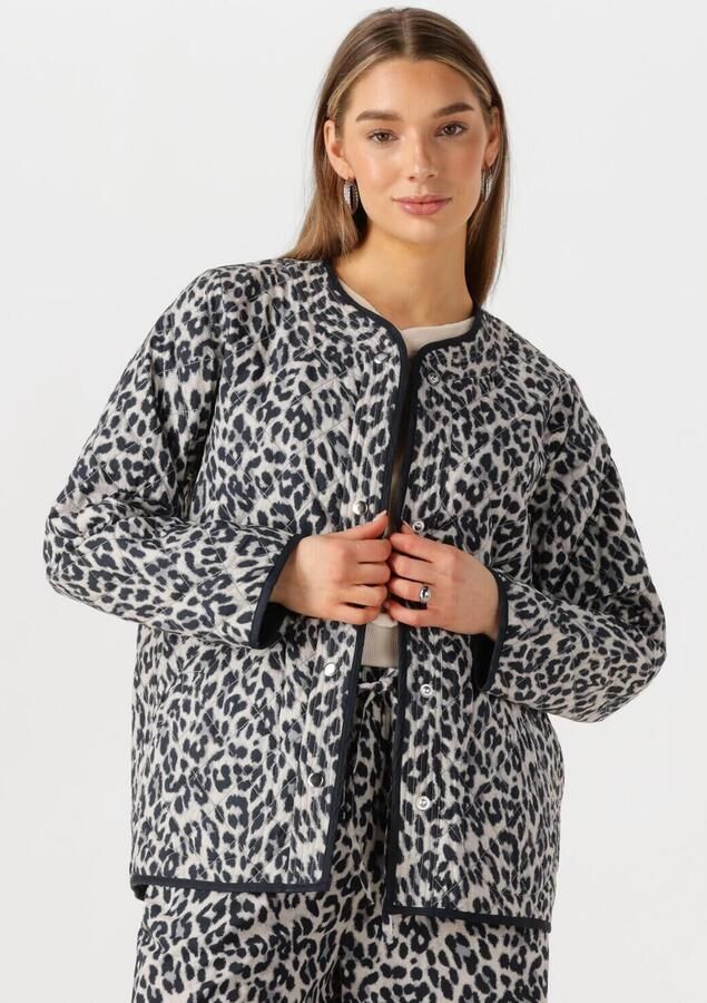 Lollys Laundry Gewatteerde Luipaardprint Jas Lilyll Multicolor Dames - Foto 4